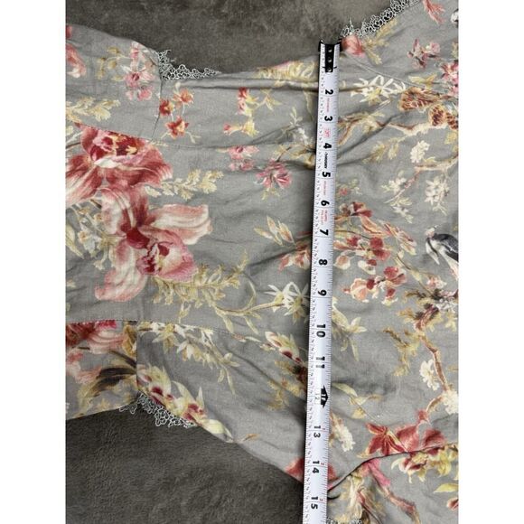 Zimmermann Floral Lace-UpโBack Mini Dress, Size 6 US - Picture 11 of 16